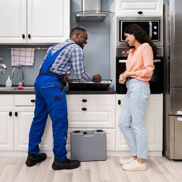 can you provide an estimate for cooktop repair before beginning any work in Lanesville